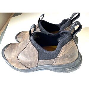 Keen Utility Mens Slip On Work Boots Light Brown Color Leather Size 11.5